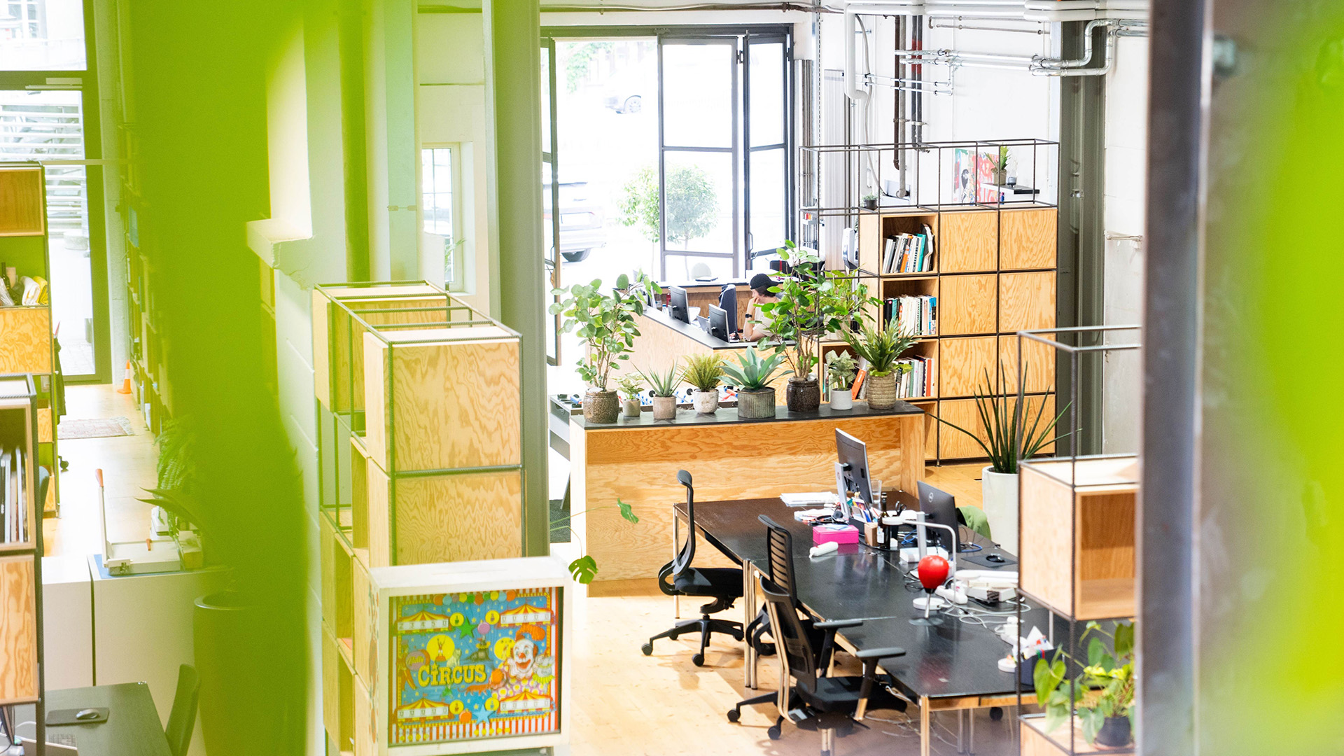 Die modernen Büroräumlichkeiten der Republica AG und des Co-Workings Spaces.