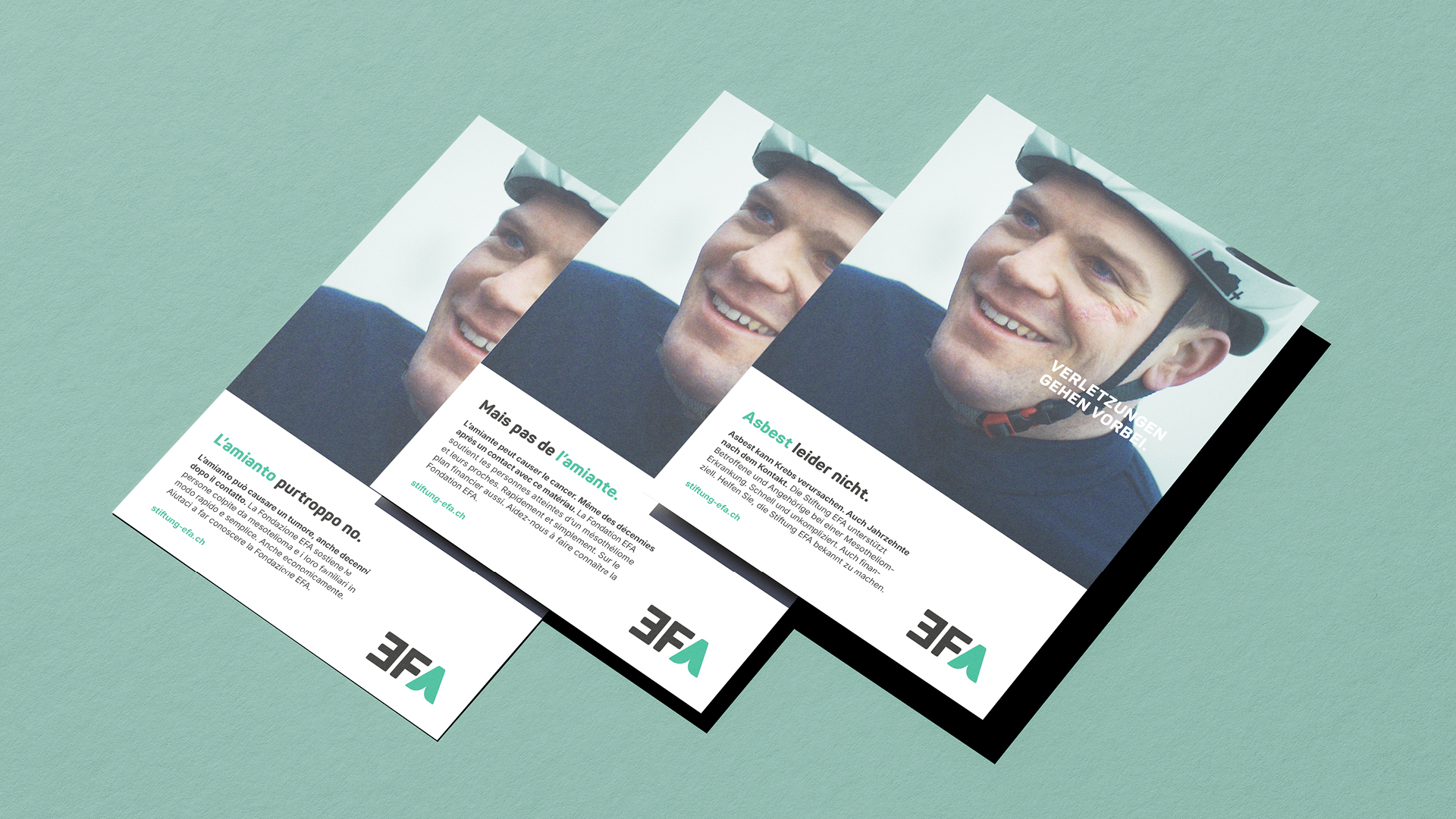 Ein Flyer der Stiftung EFA.